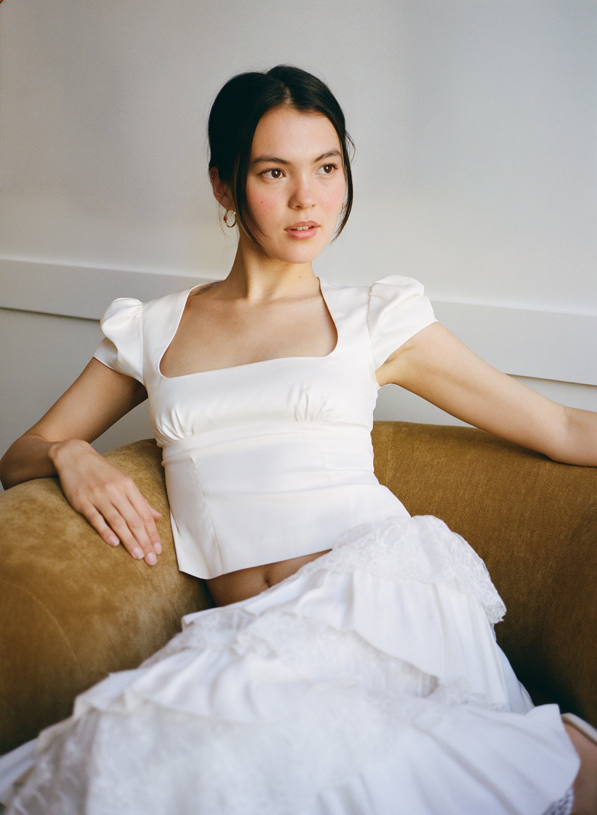 Gabrielle Top - Cream