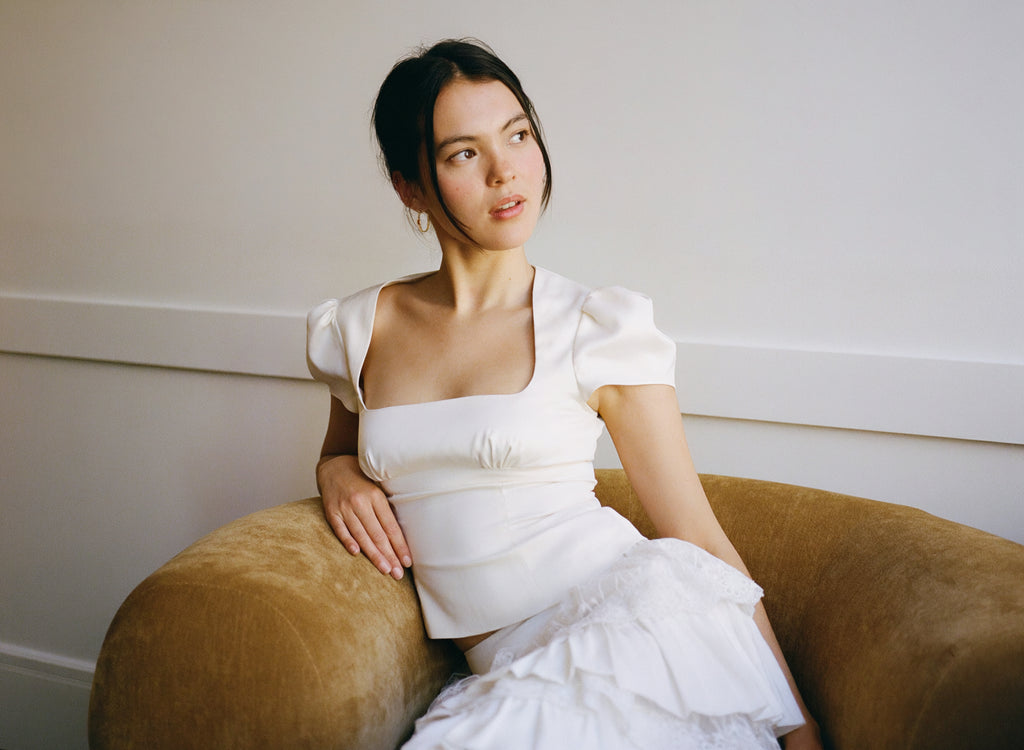 Gabrielle Top - Cream
