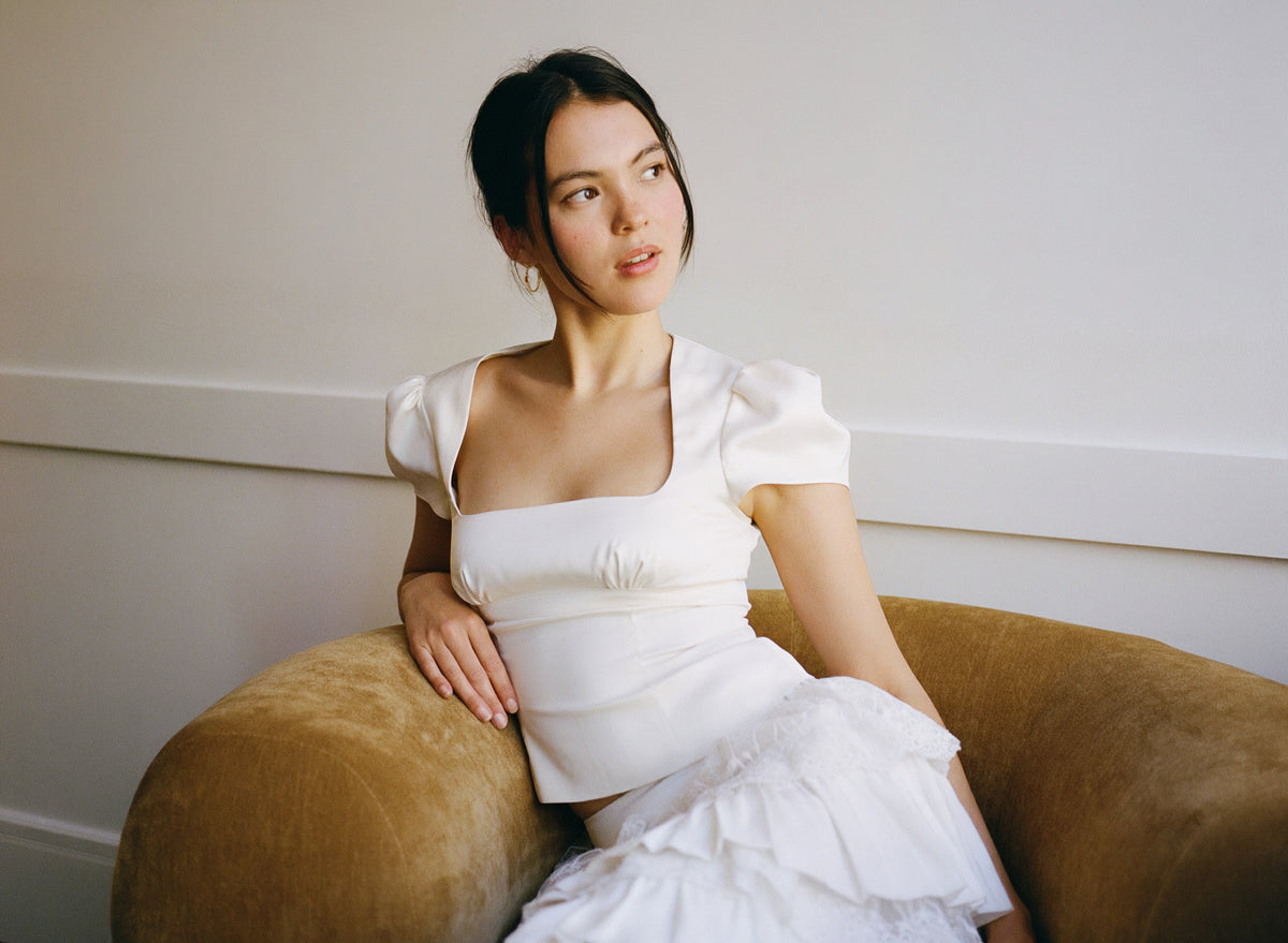 Gabrielle Top - Cream