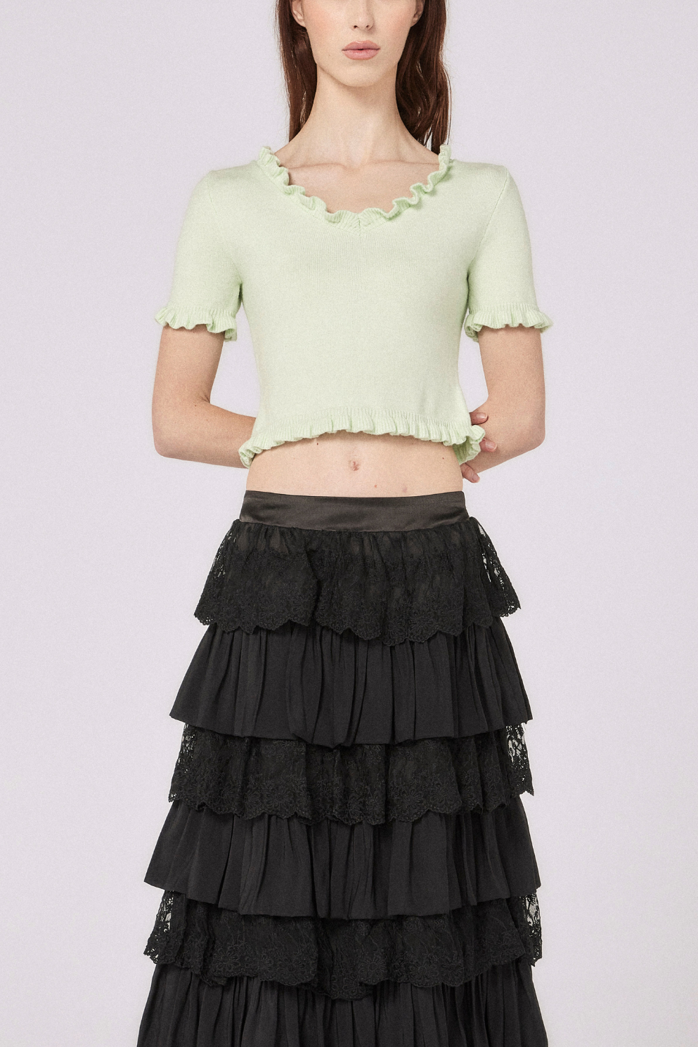 Chloe Knit Top - Mint