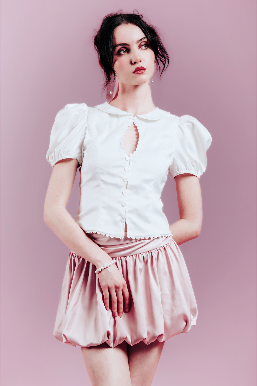 Emma Bubble Skirt - Bubblegum