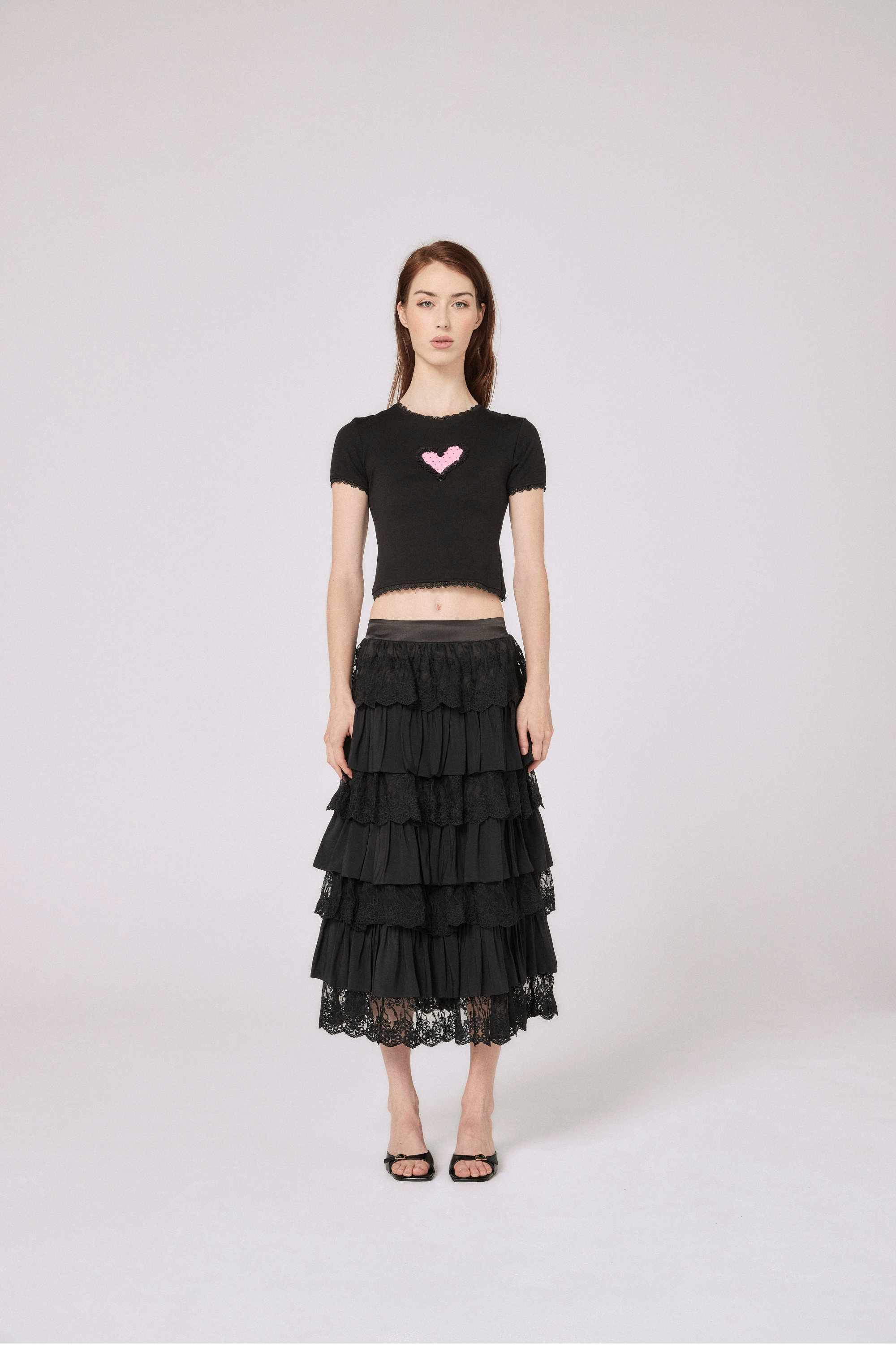 Nana Baby Tee - Black