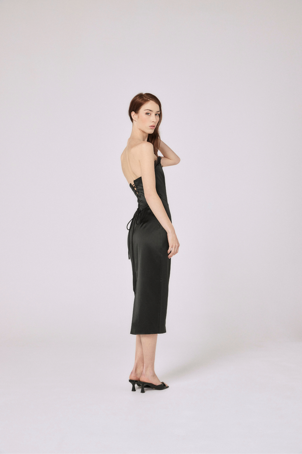 Sabrina Corseted Midi Dress