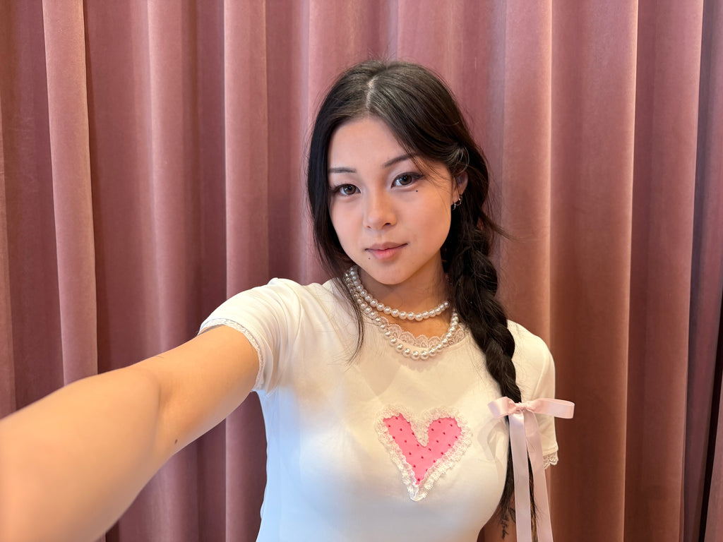 Nana Baby Tee - White