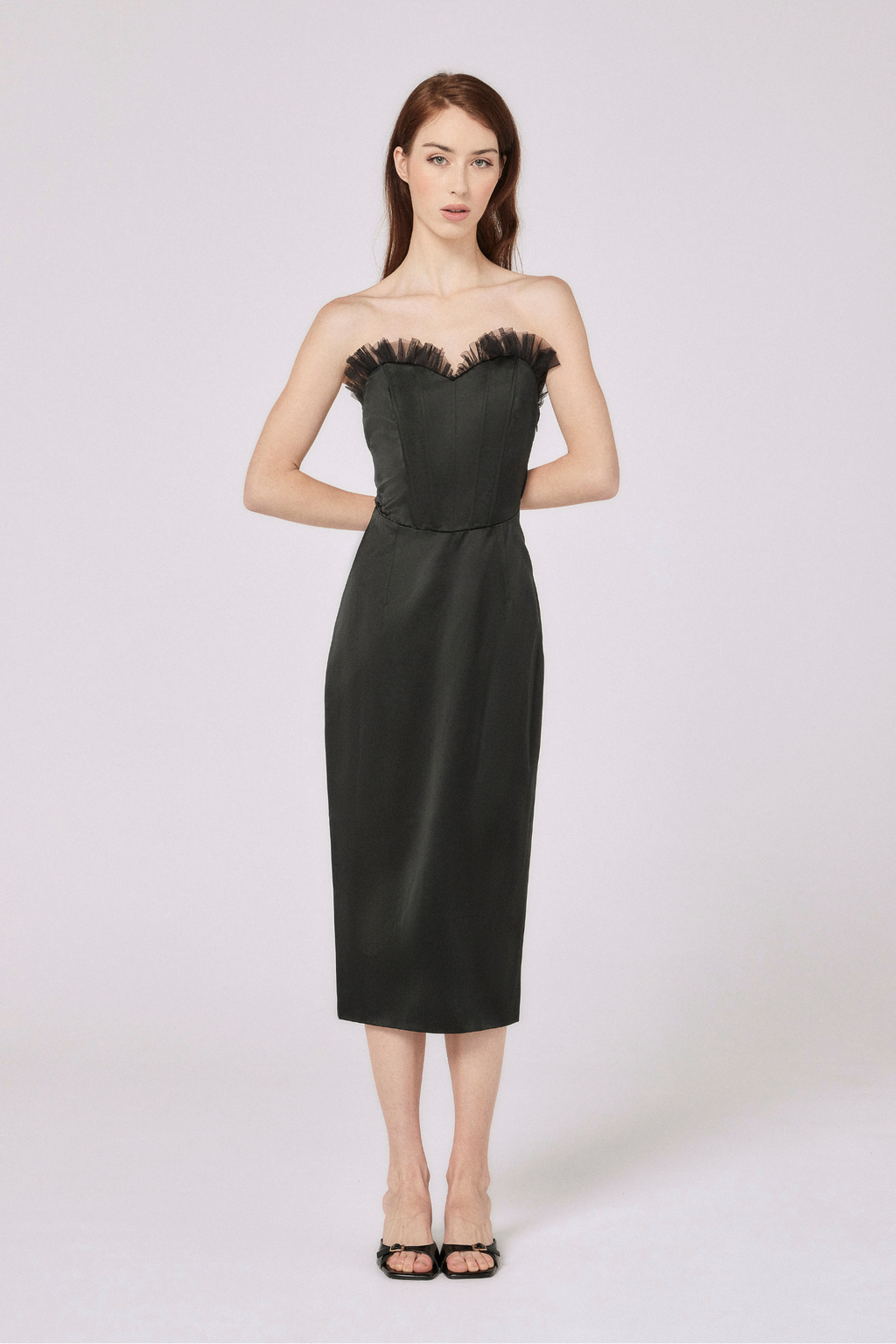 Sabrina Corseted Midi Dress