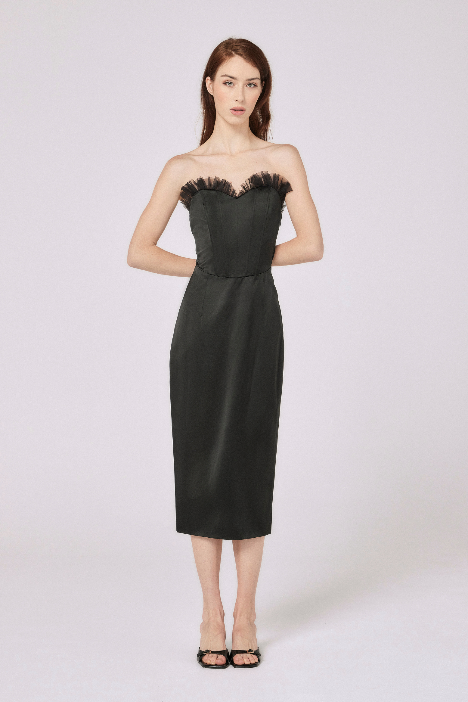 Sabrina Corseted Midi Dress