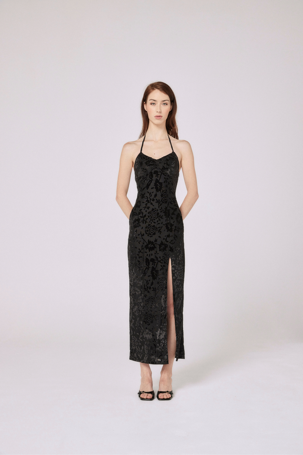 Nyra Maxi Dress - Onyx