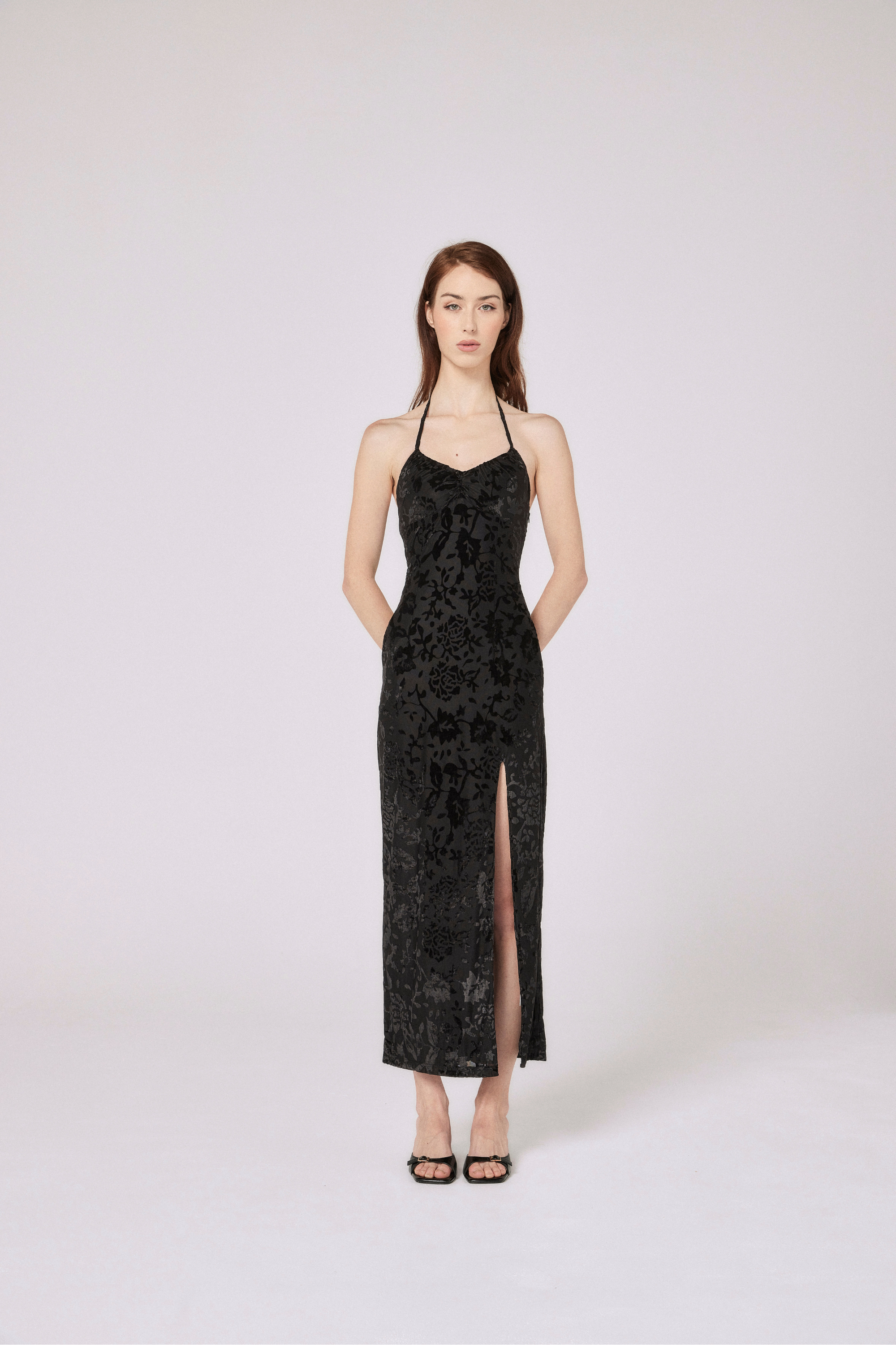 Nyra Maxi Dress - Onyx