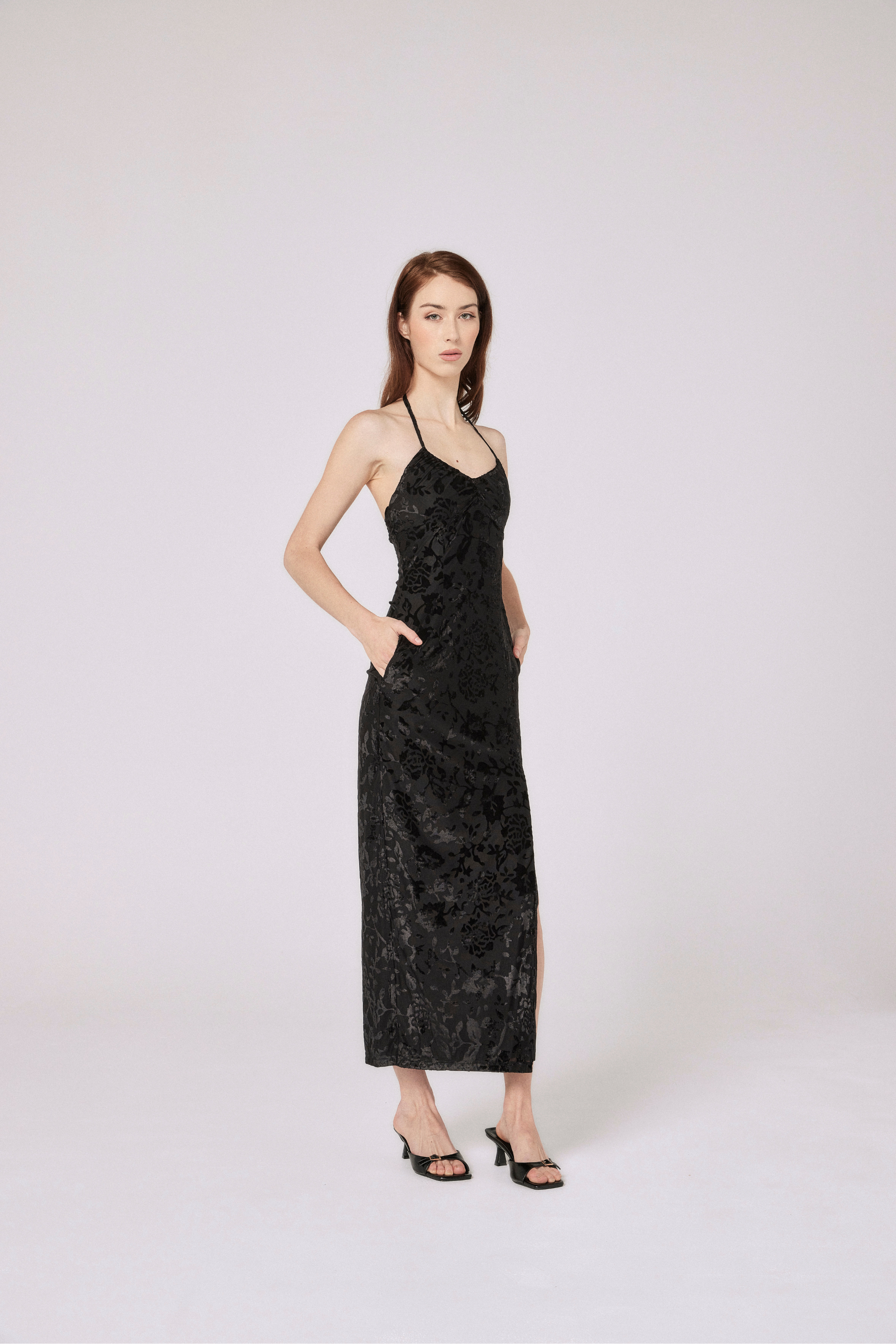 Nyra Maxi Dress - Onyx