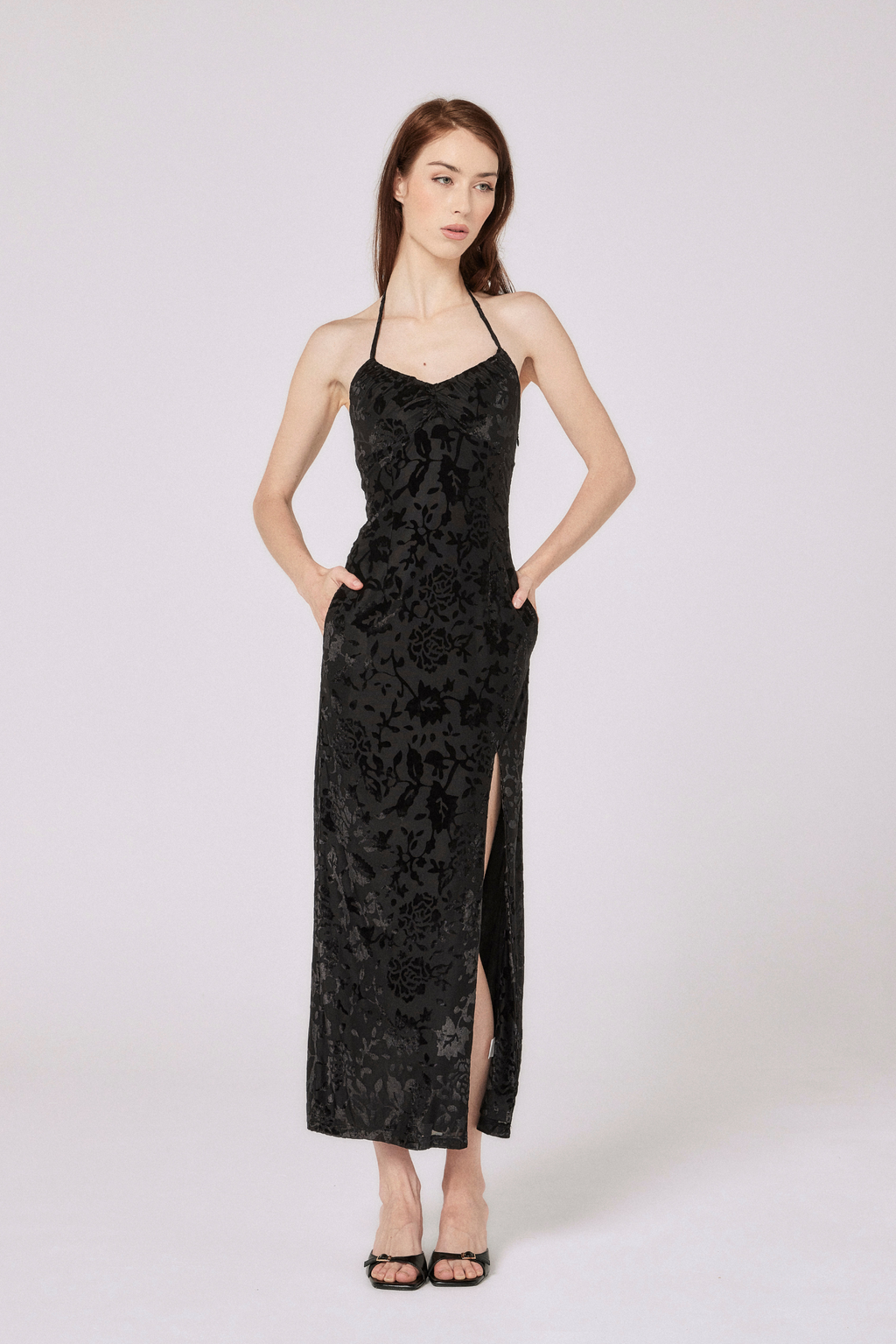 Nyra Maxi Dress - Onyx