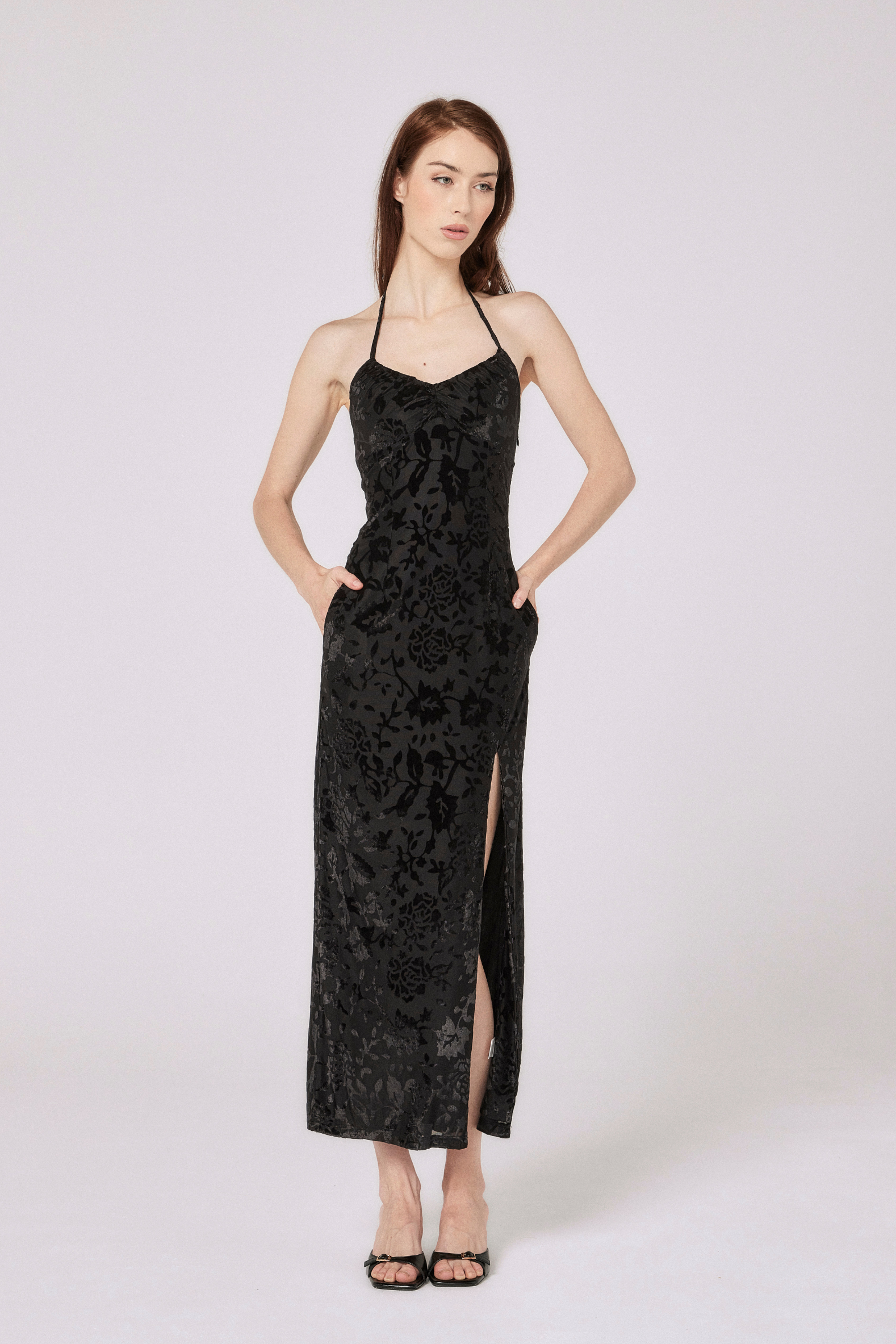 Nyra Maxi Dress - Onyx