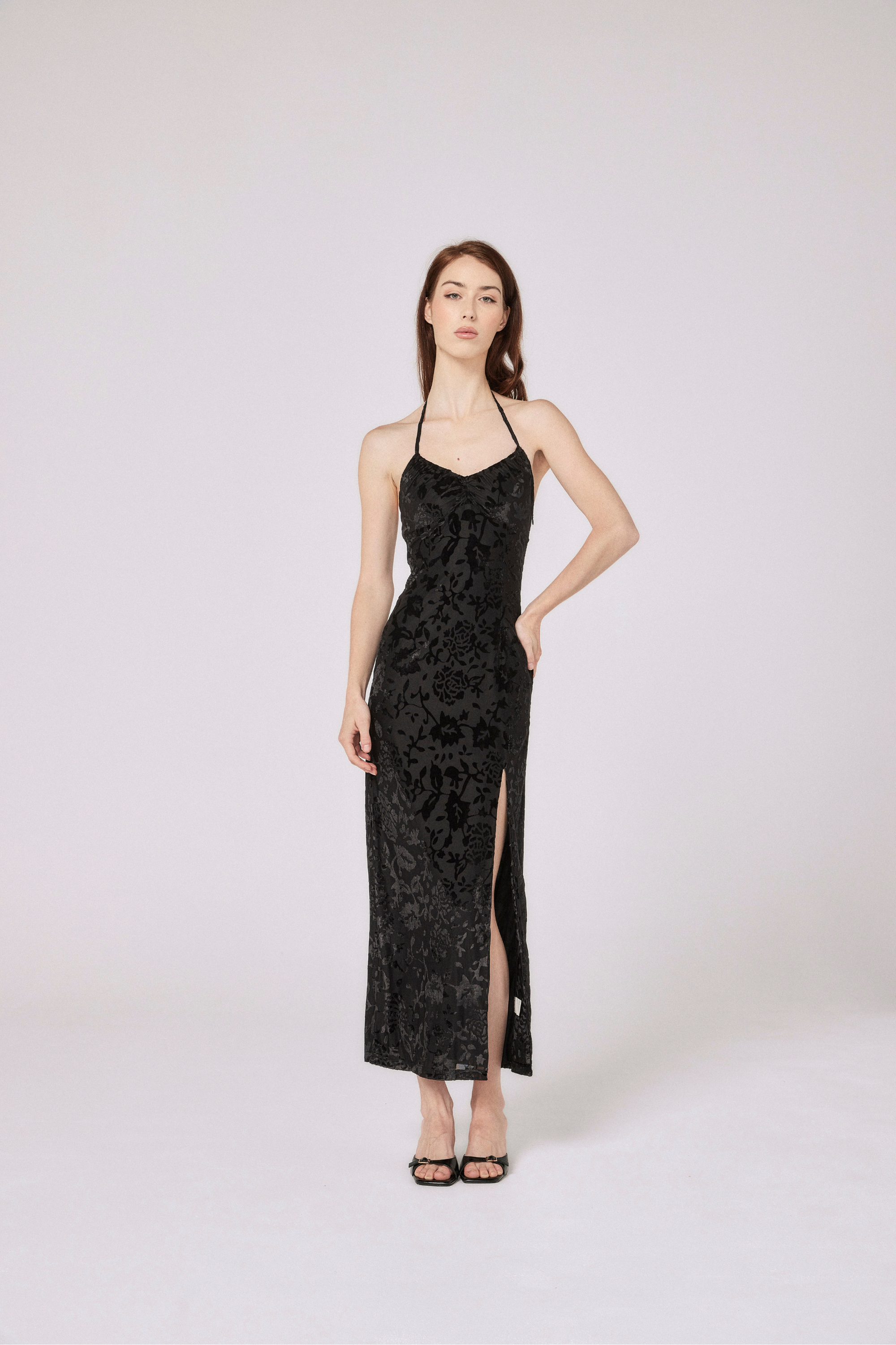 Nyra Maxi Dress - Onyx