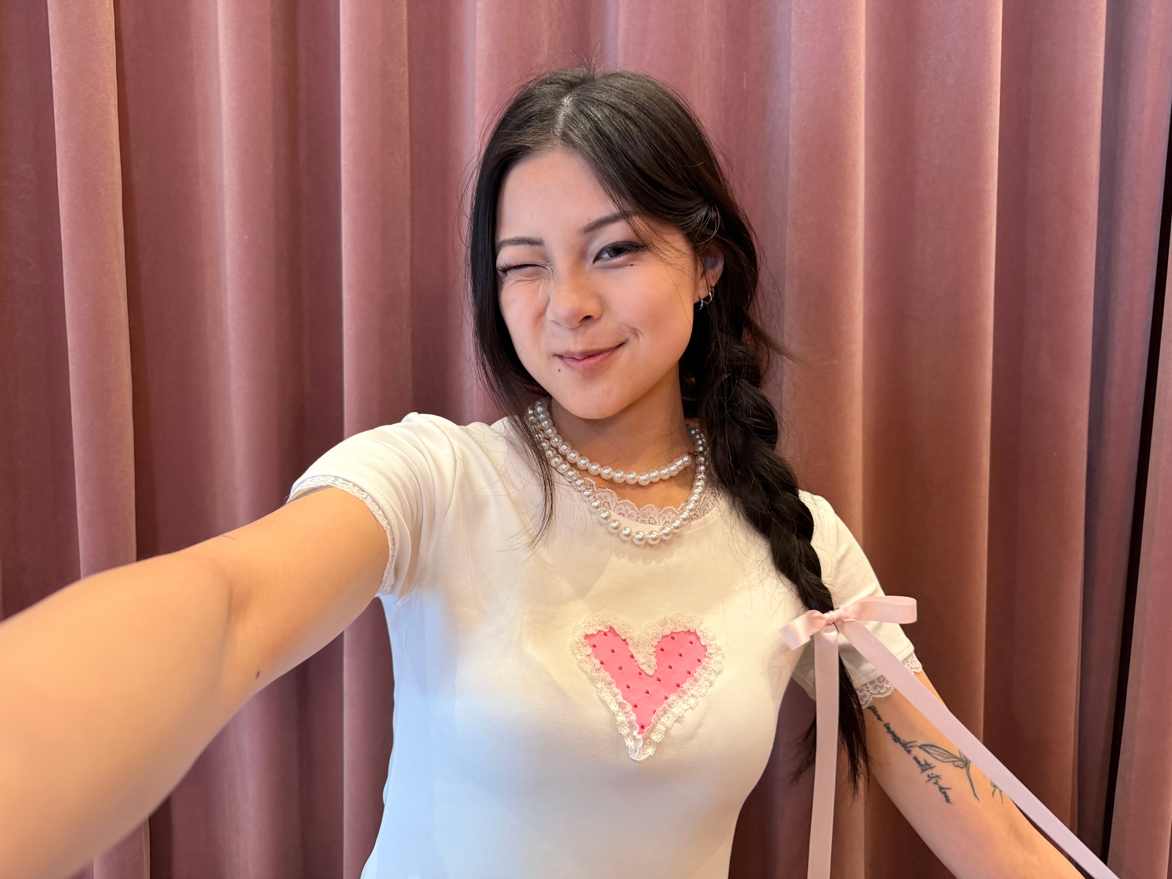 Nana Baby Tee - White