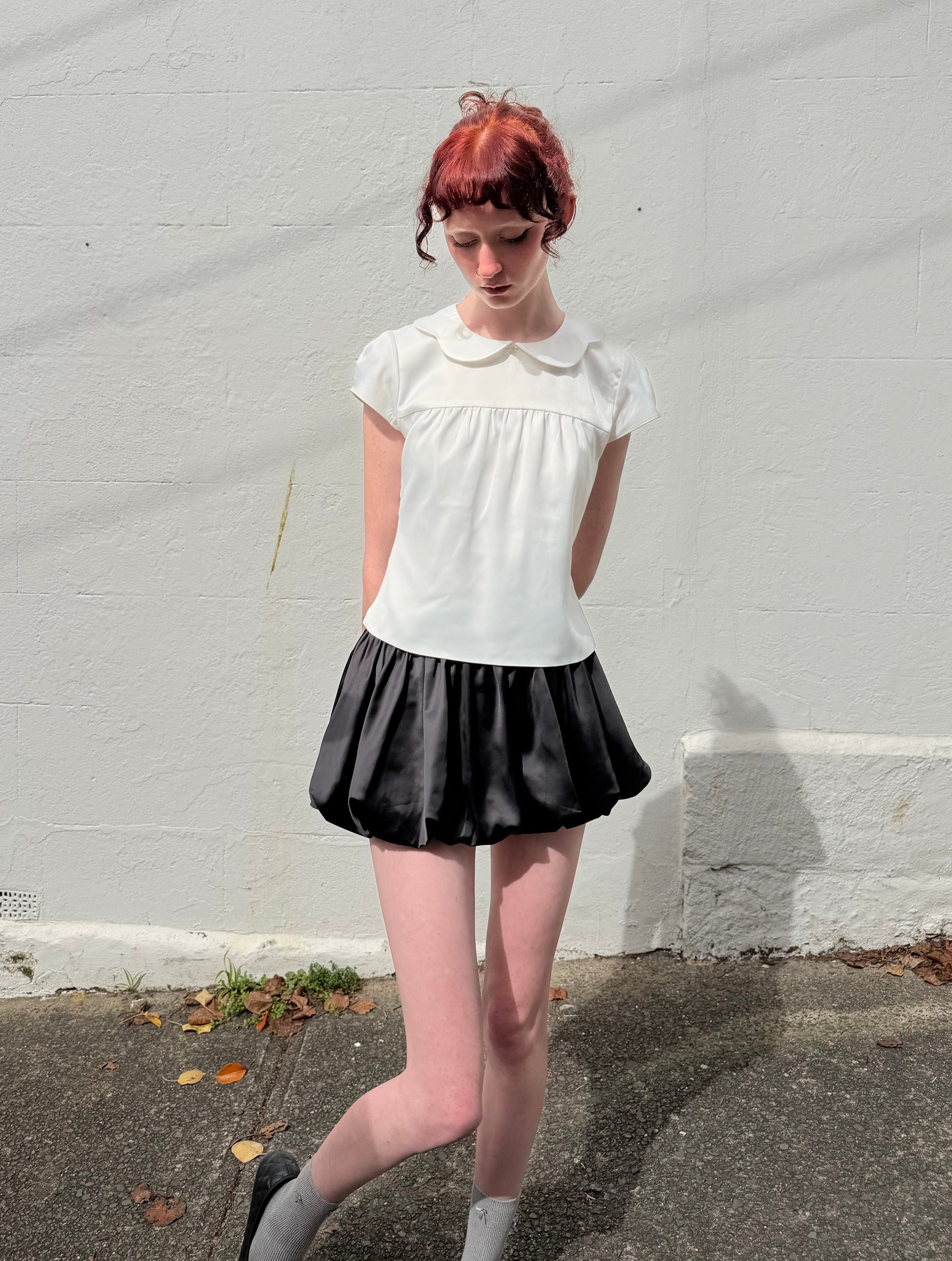 Emma Bubble Skirt - Black