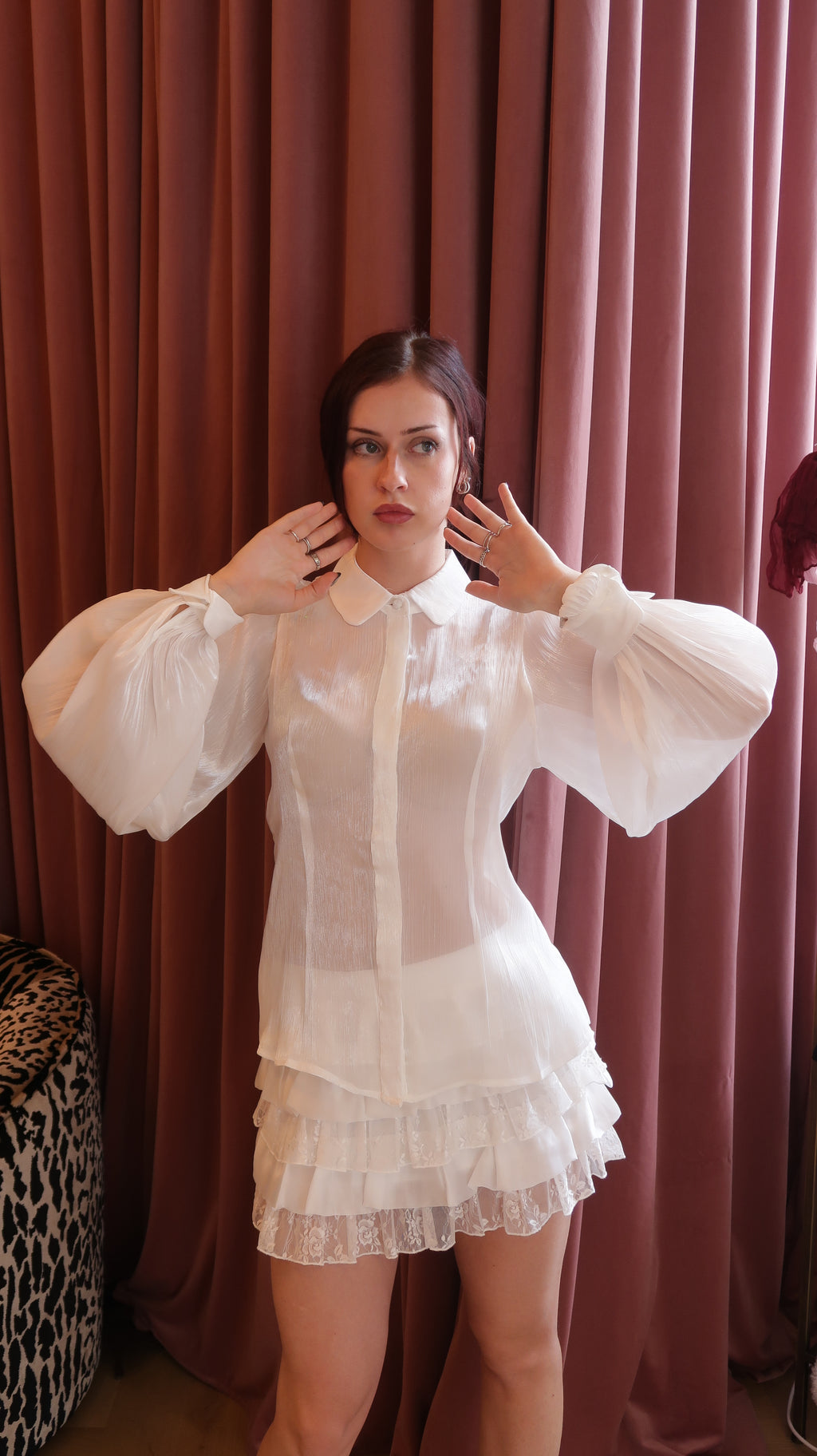 Willow Longsleeve Blouse - Ivory