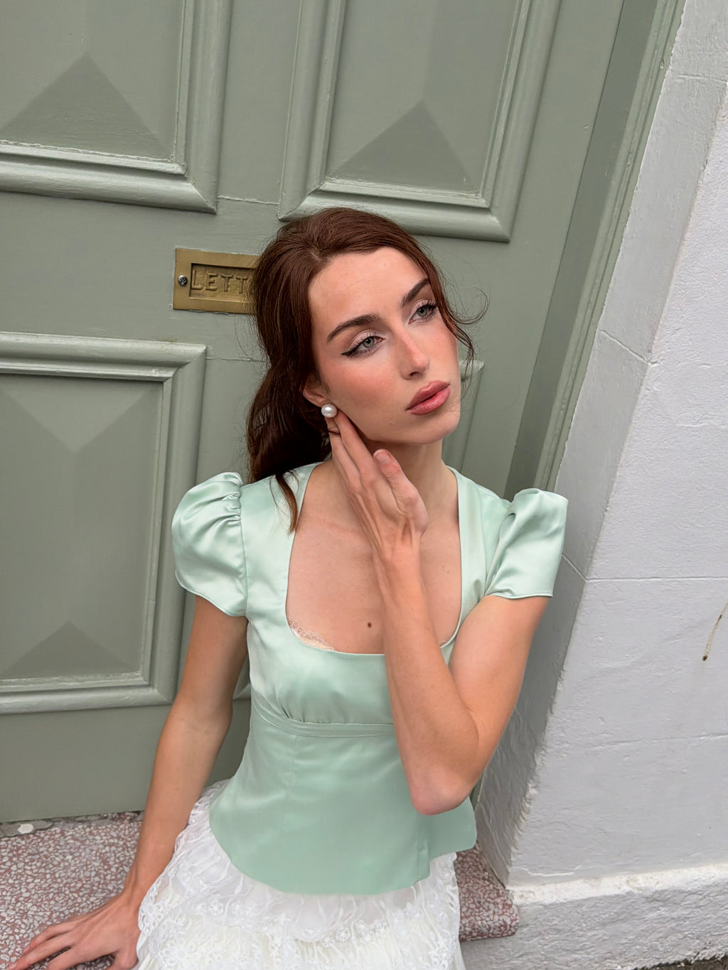 Gabrielle Top - Mint