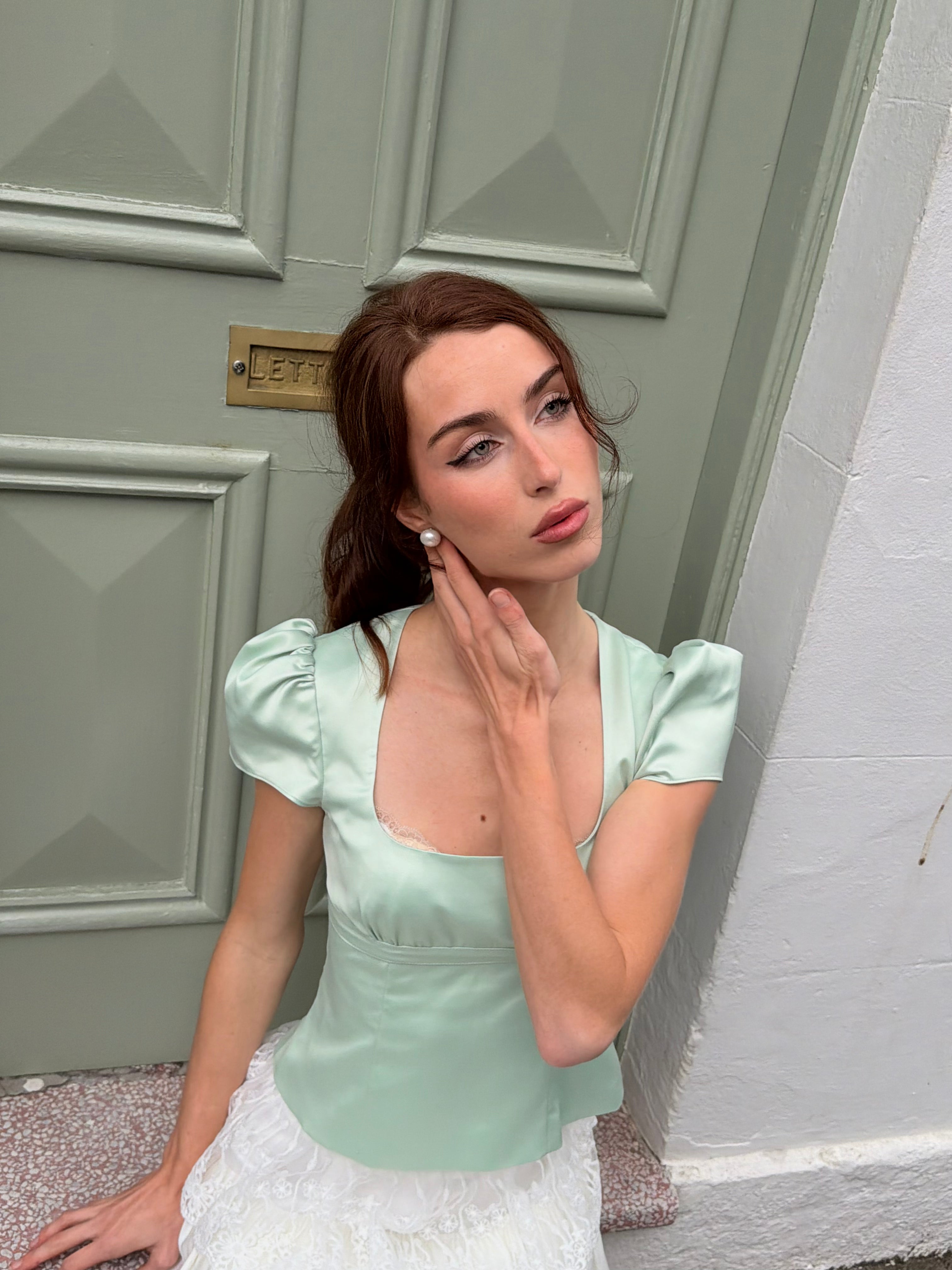 Gabrielle Top - Mint