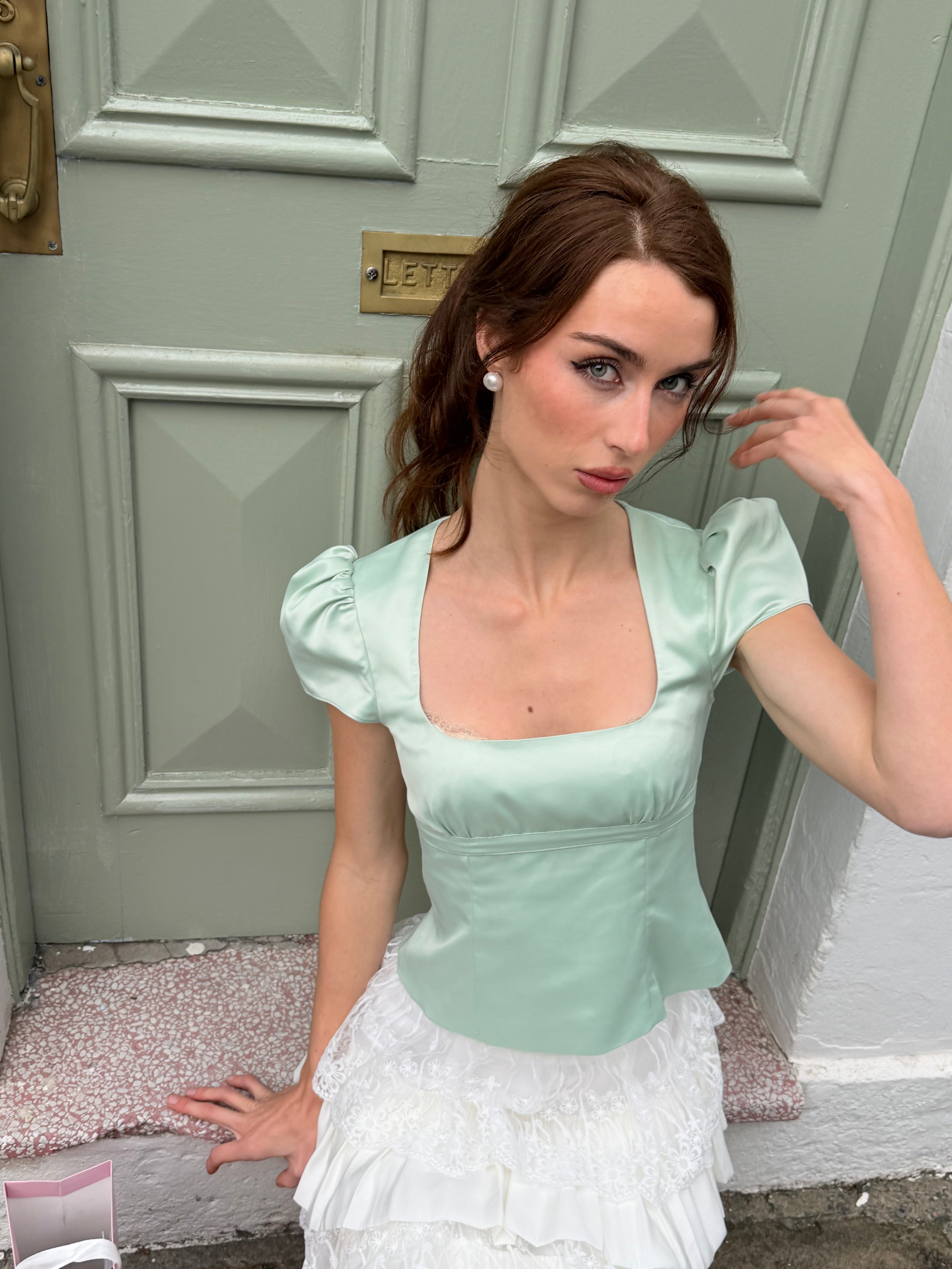Gabrielle Top - Mint