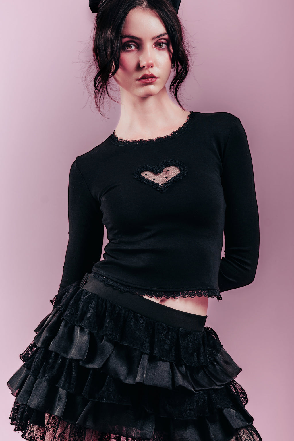 Essential Heart Cutout Longsleeve