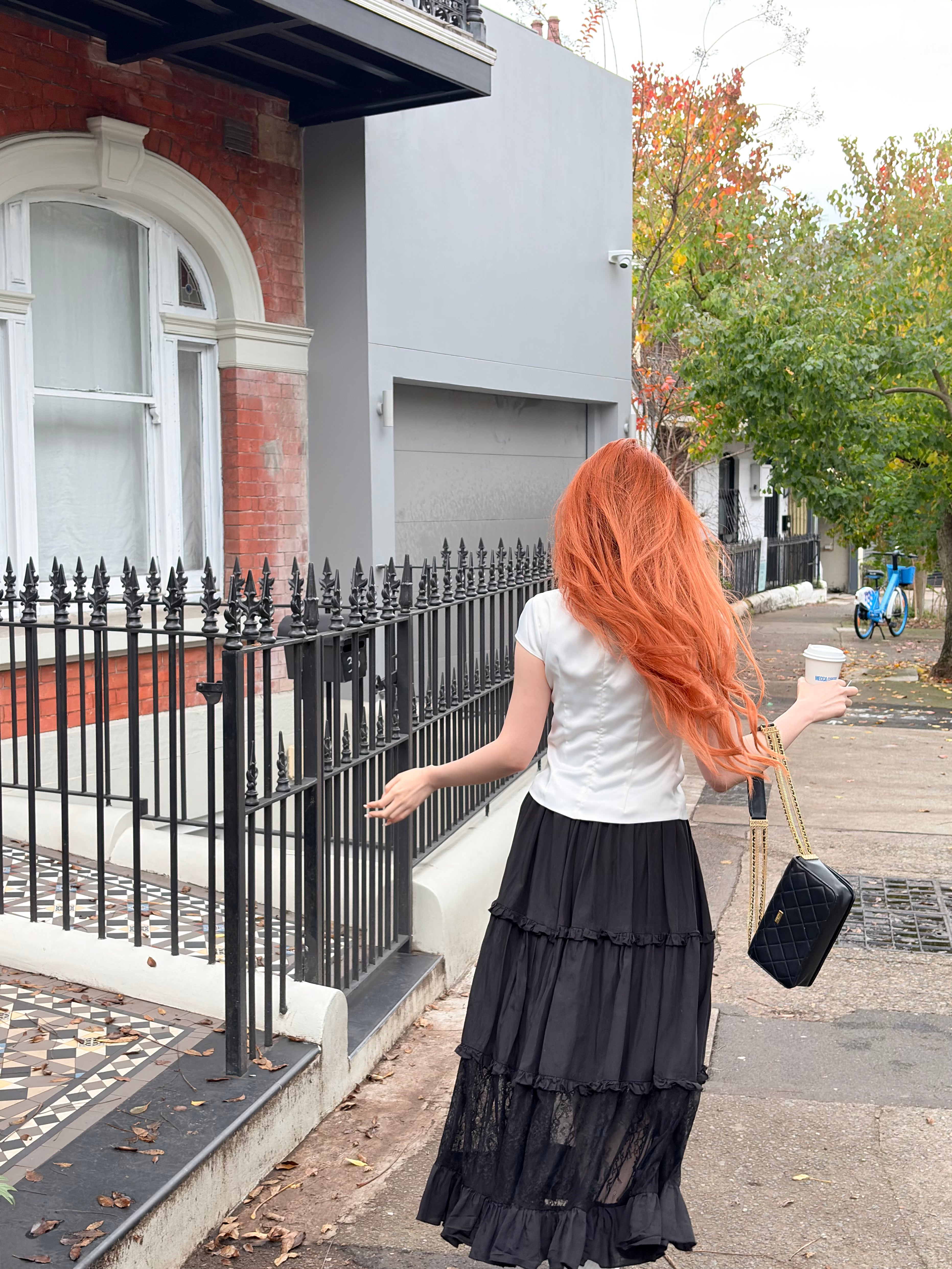 Deborah Maxi Skirt - Black