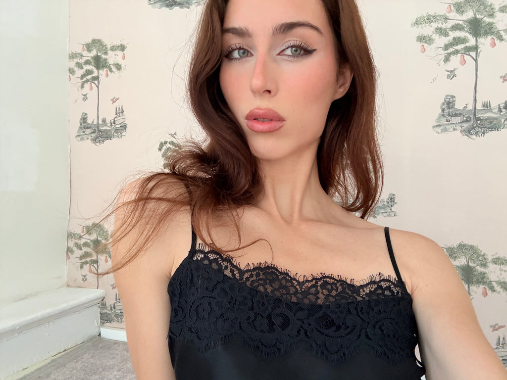Camille Silk Lace Cami