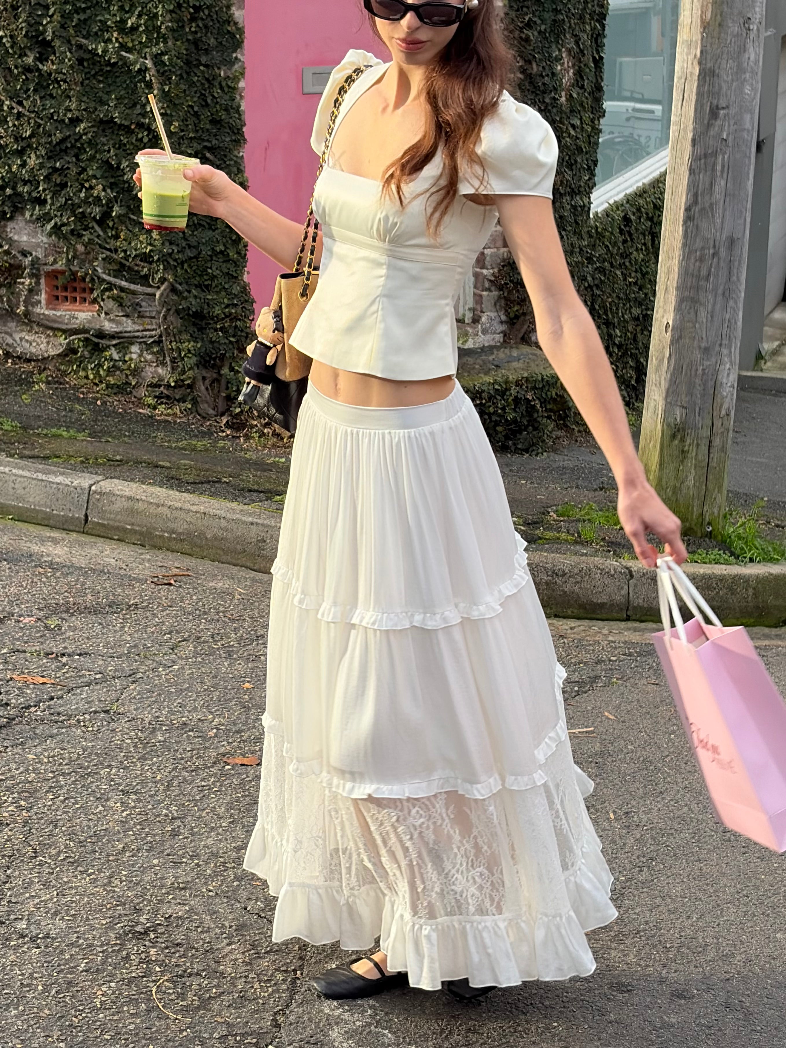 Gabrielle Top - Cream