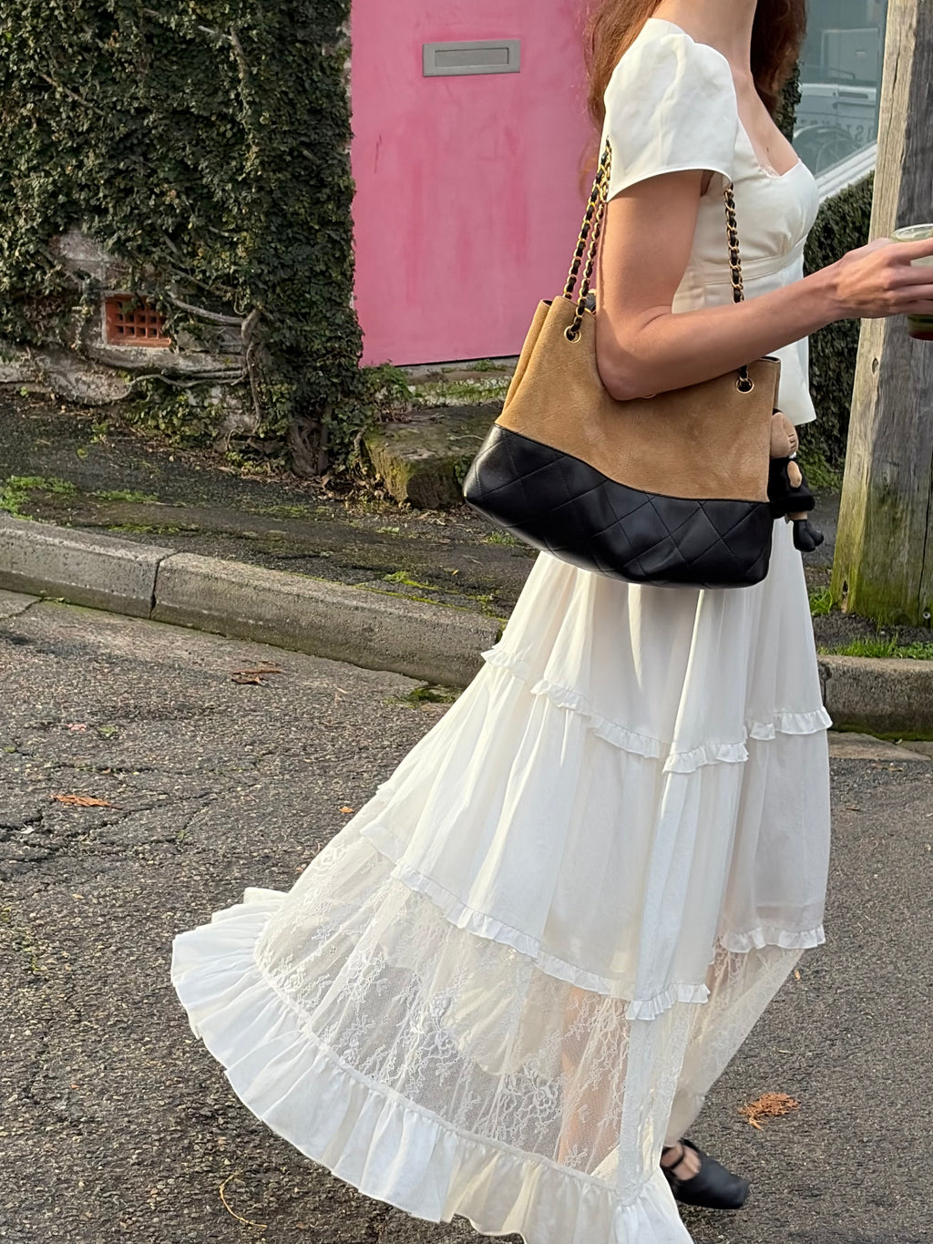Deborah Maxi Skirt - White