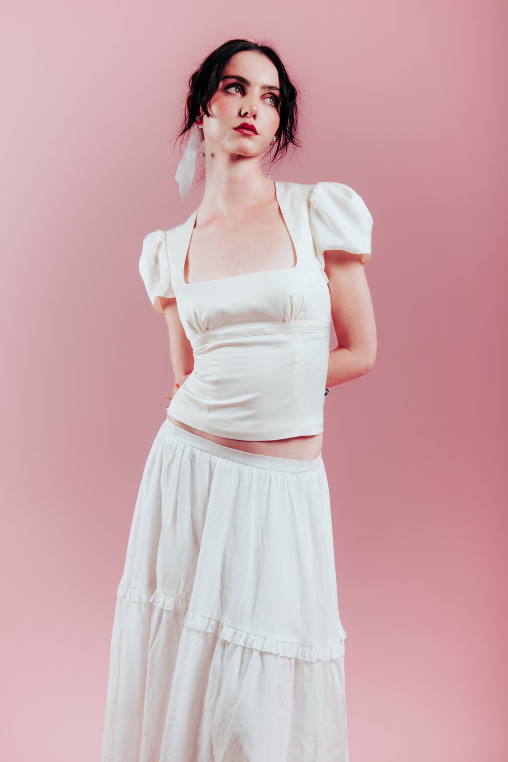 Gabrielle Top - Cream