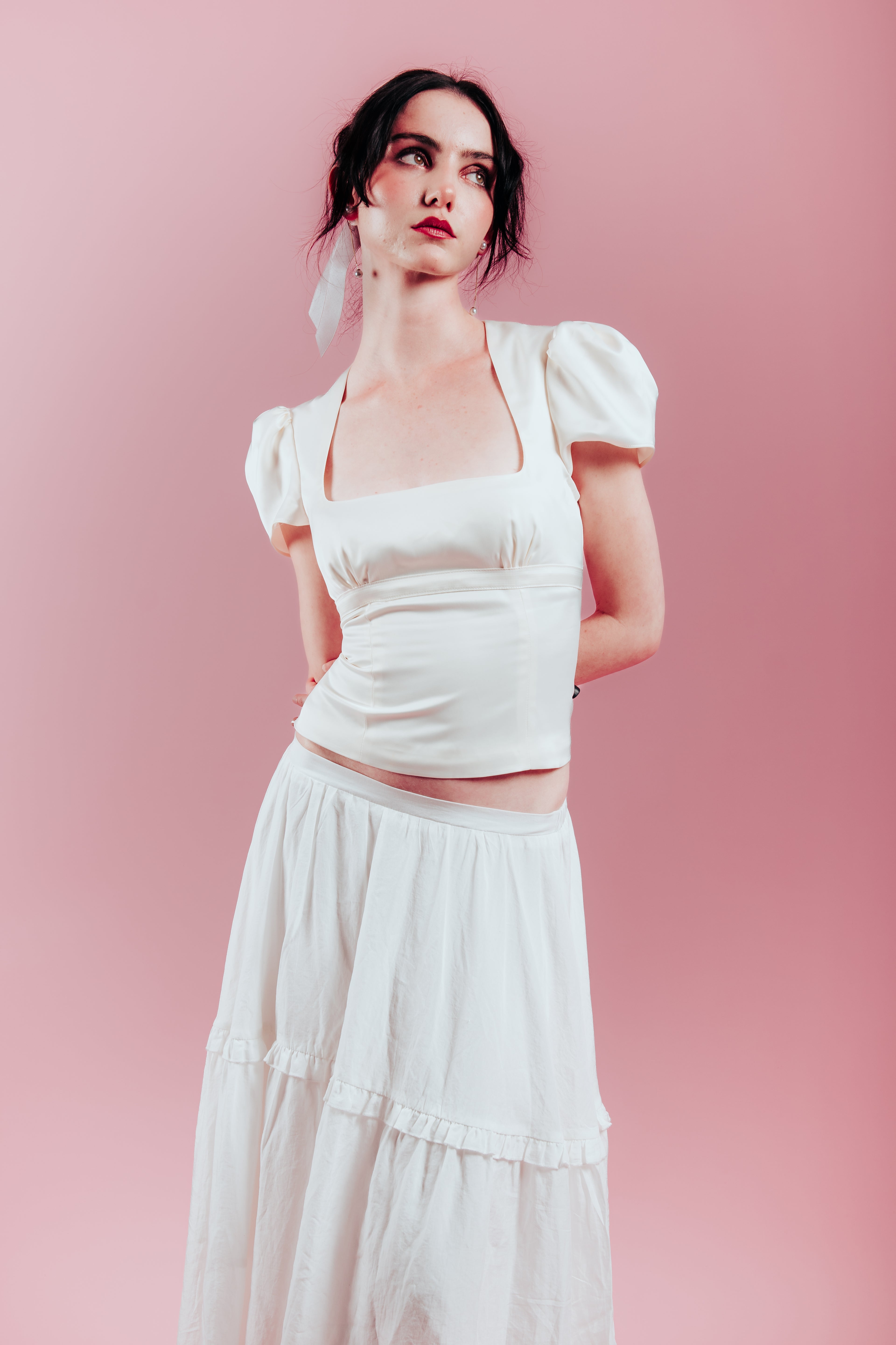 Gabrielle Top - Cream