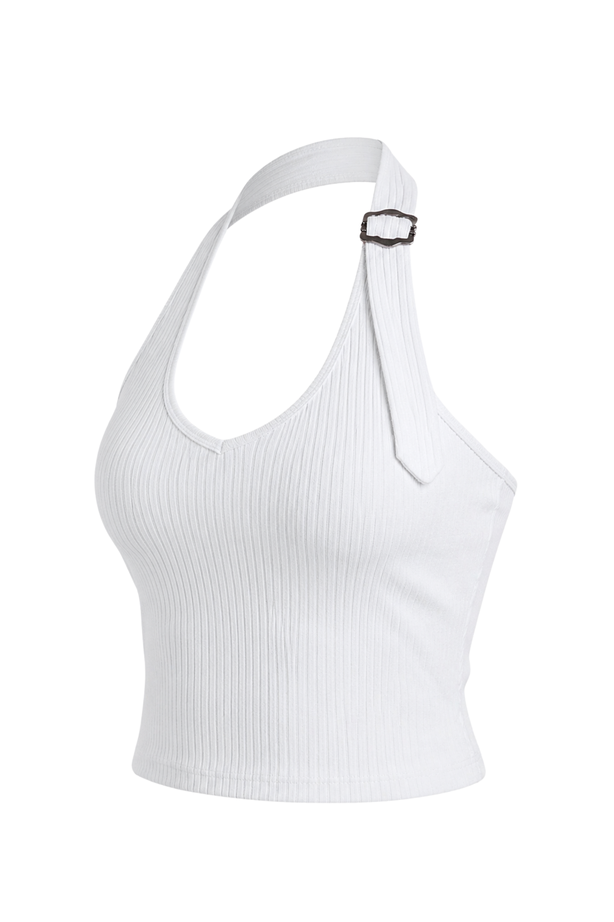 Ribbed Halter Top