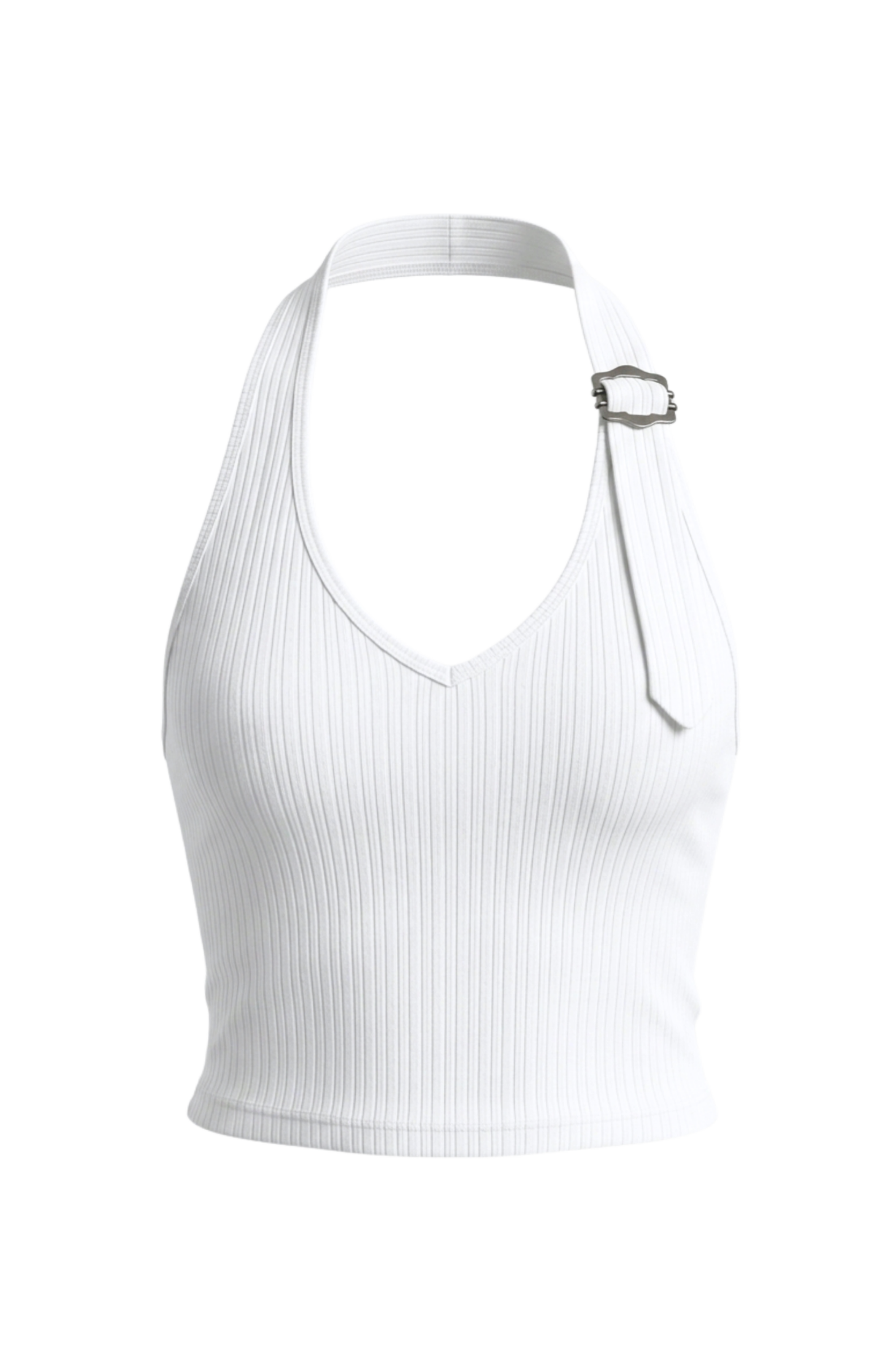 Ribbed Halter Top