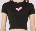 Nana Baby Tee - Black