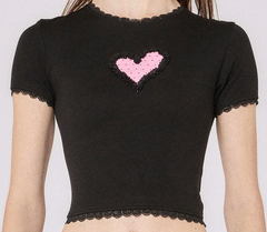Nana Baby Tee - Black