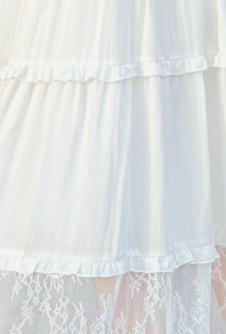 Deborah Maxi Skirt - White
