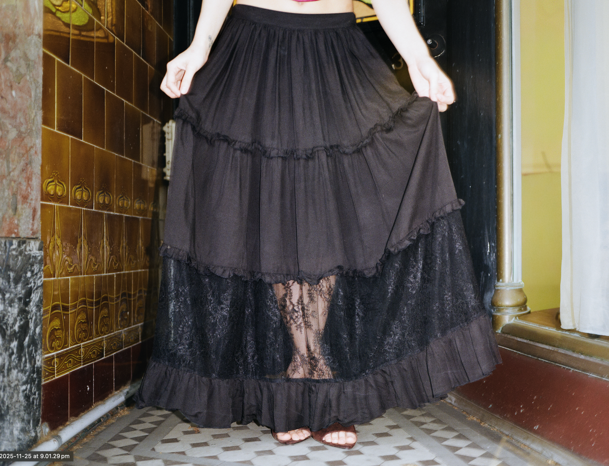Deborah Maxi Skirt - Black