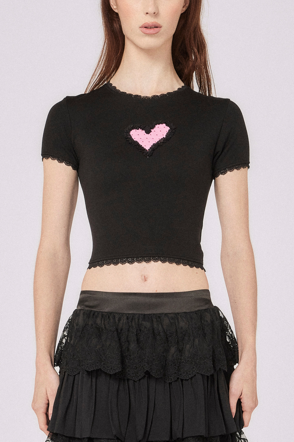 Nana Baby Tee - Black
