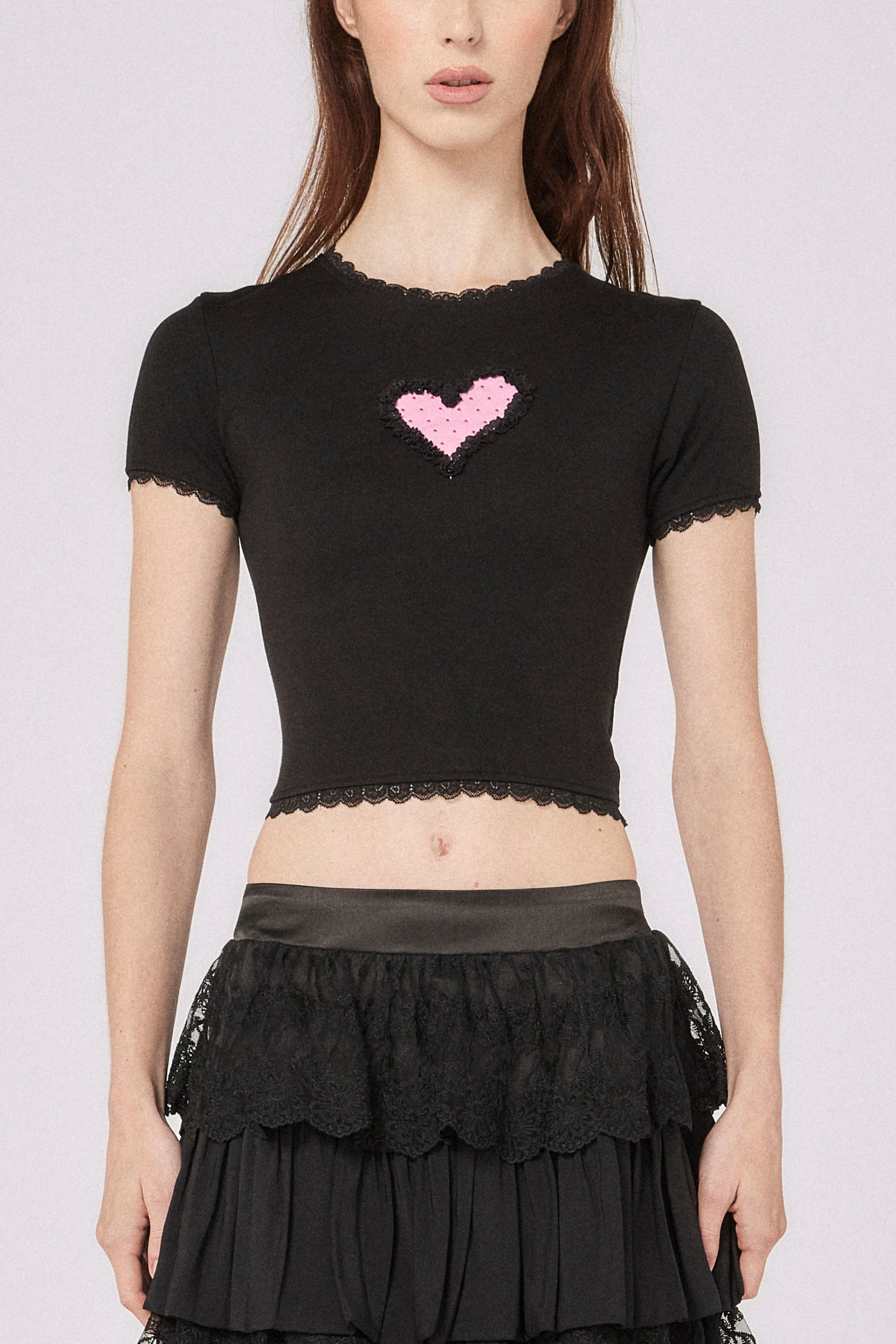 Nana Baby Tee - Black