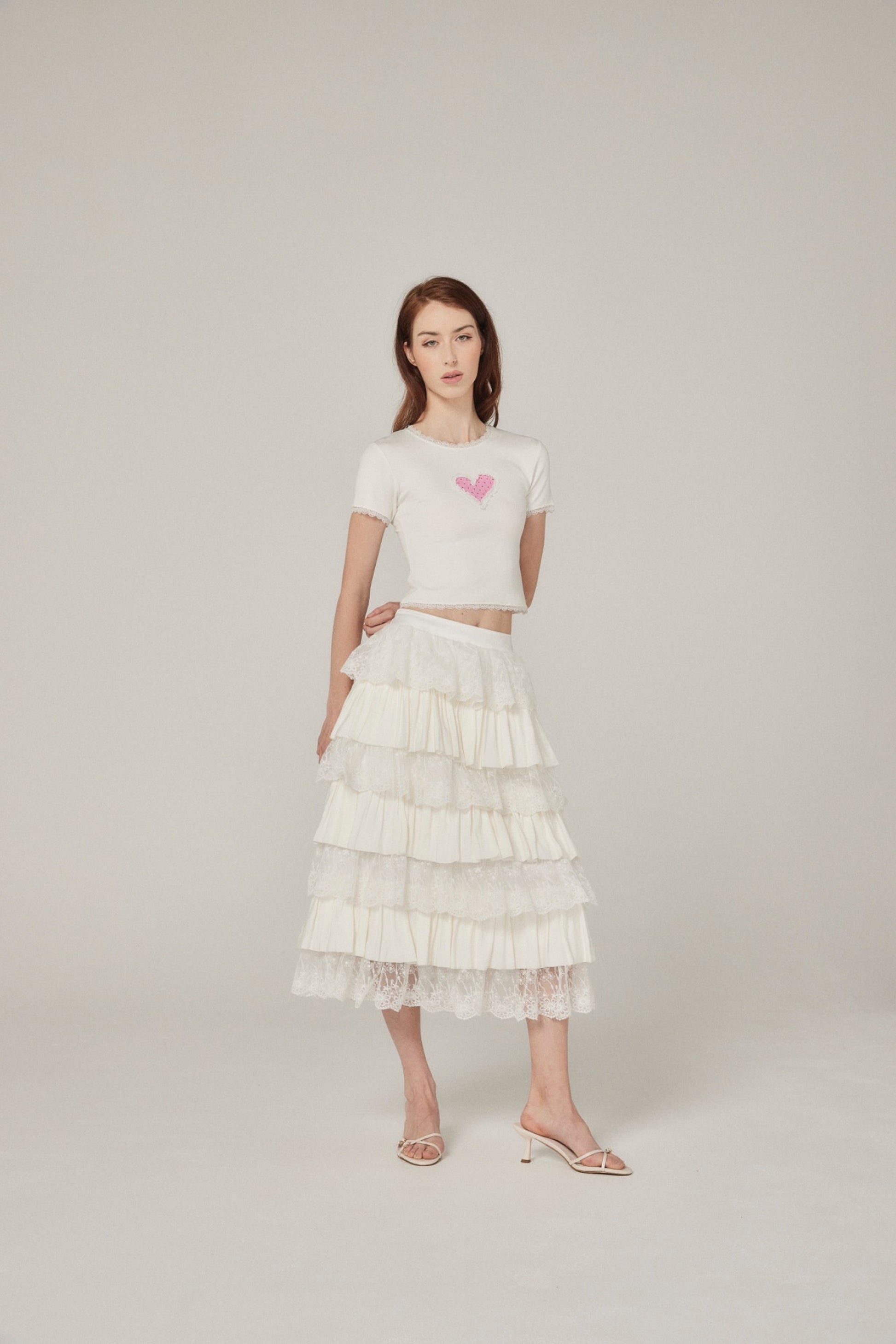 Nana Baby Tee - White