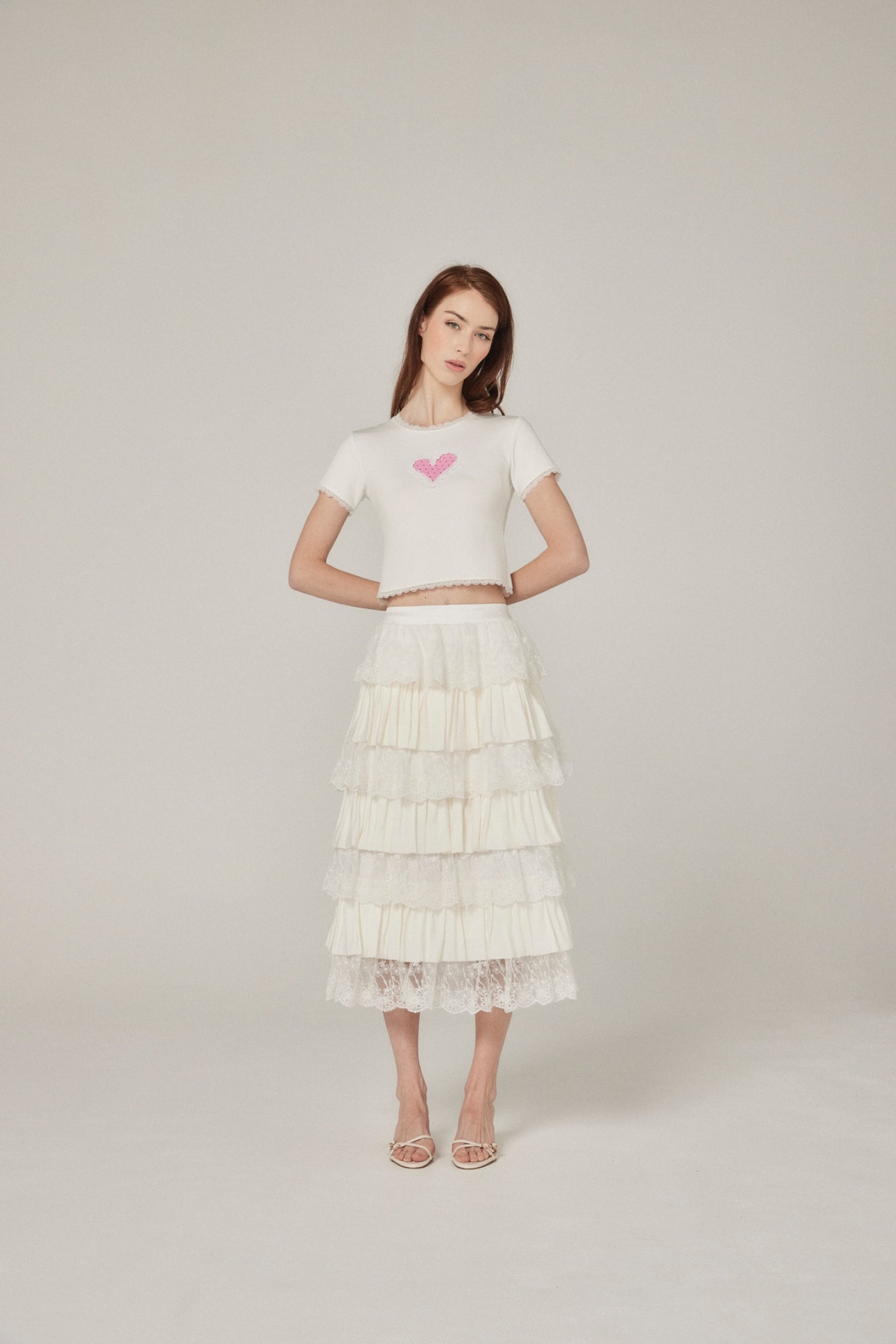 Nana Baby Tee - White