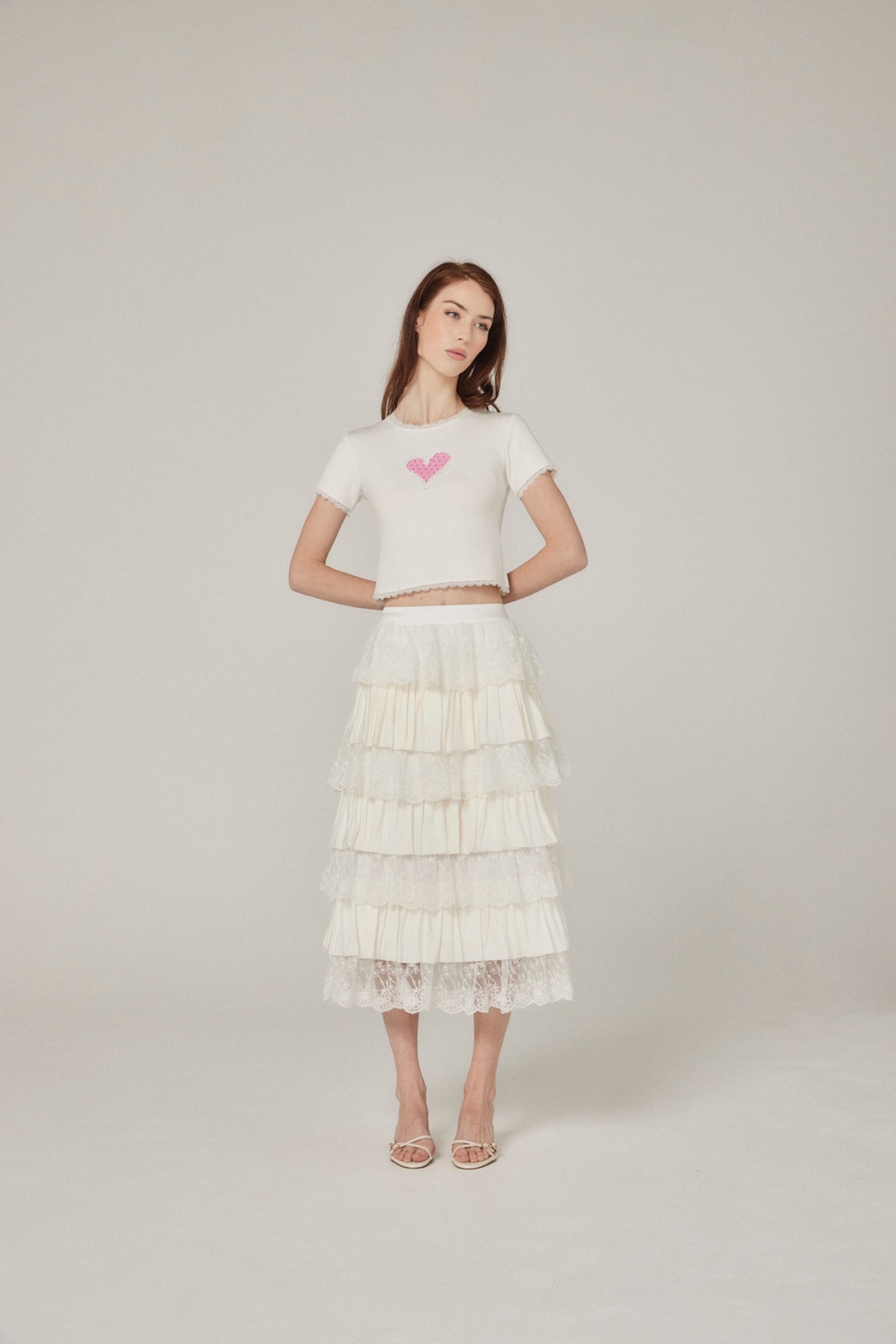 Nana Baby Tee - White