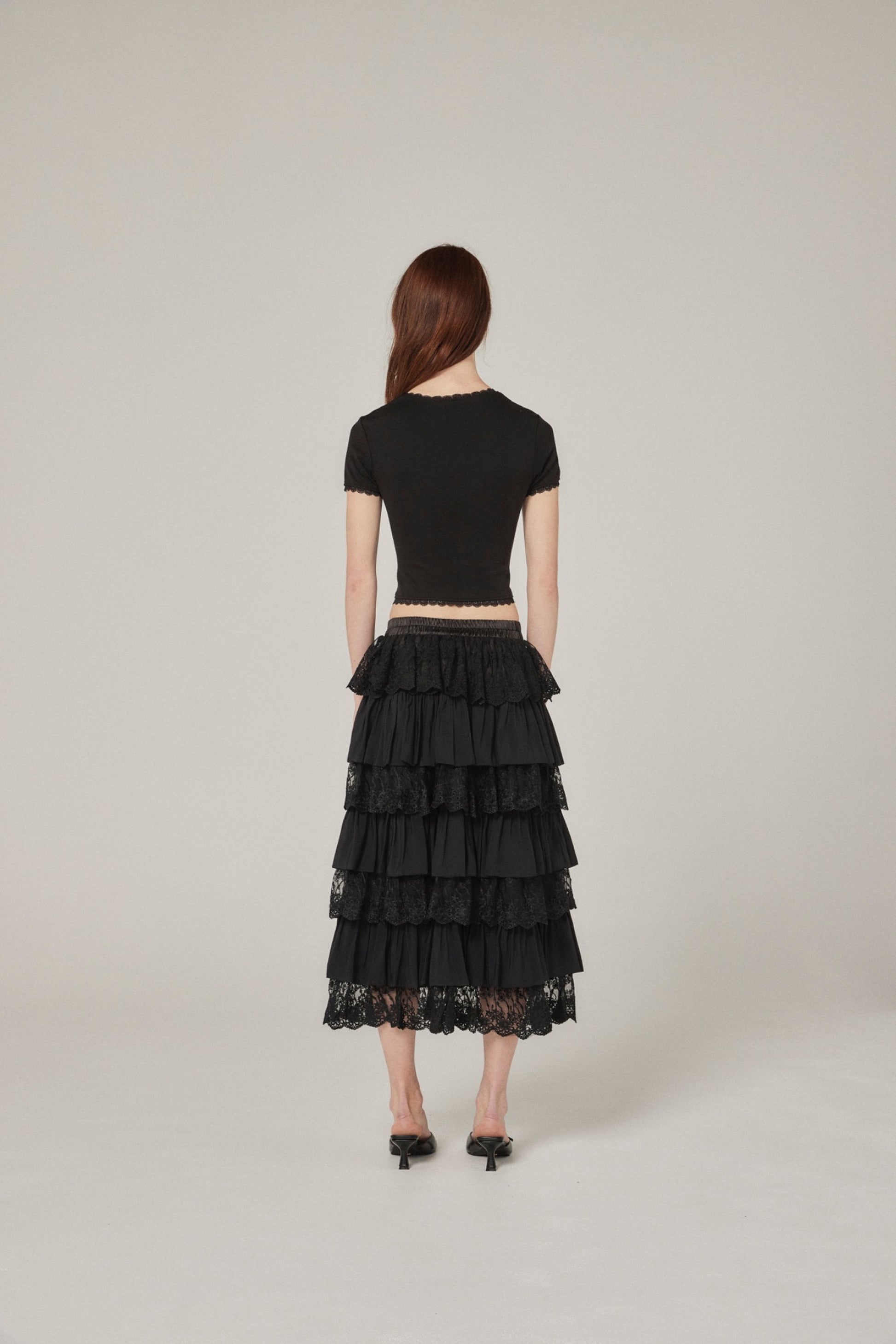 Nana Baby Tee - Black