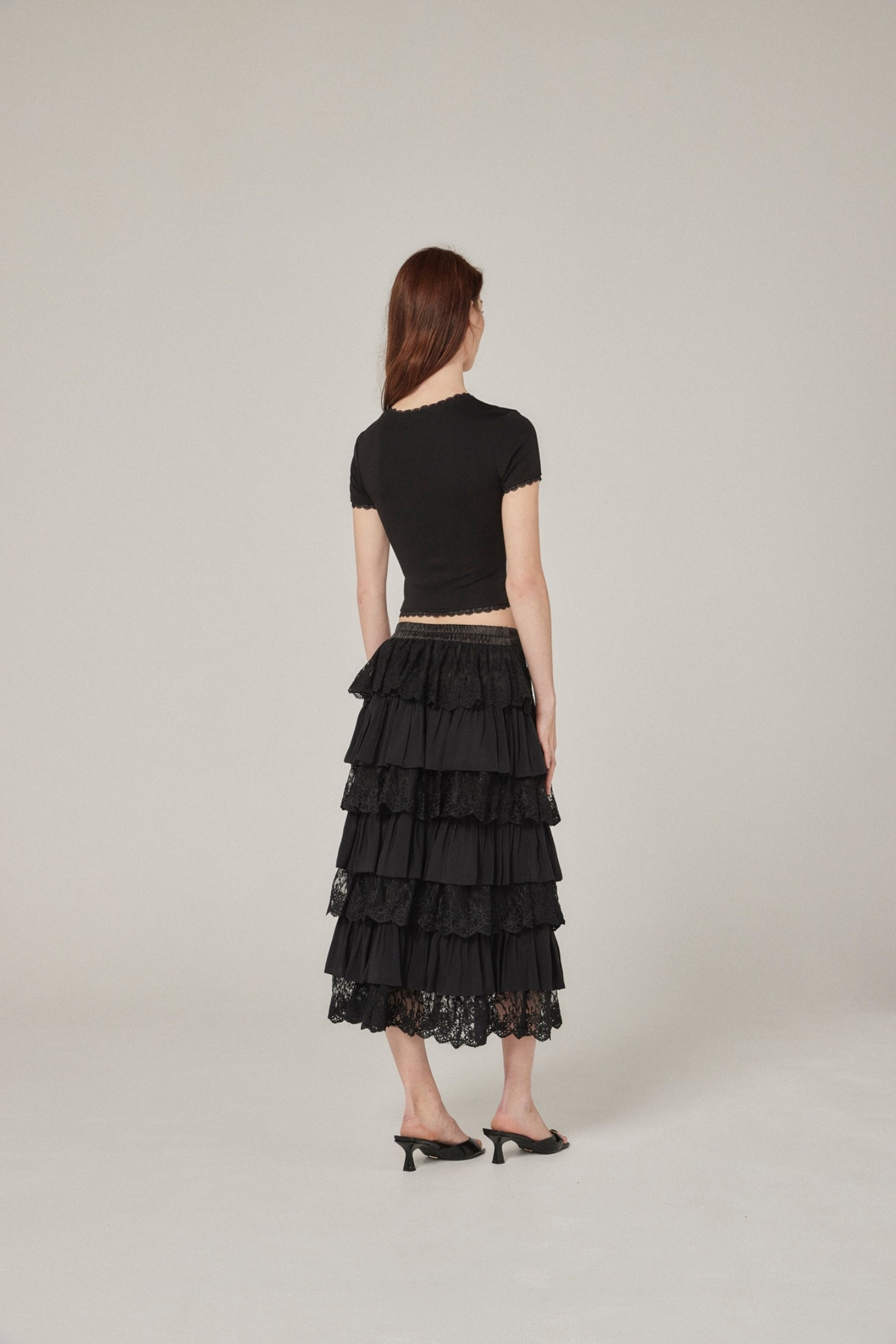 Nana Baby Tee - Black